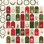 CTB Cardstock - Hello Christmas Holiday Tags