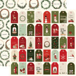 CTB Cardstock - Hello Christmas Holiday Tags