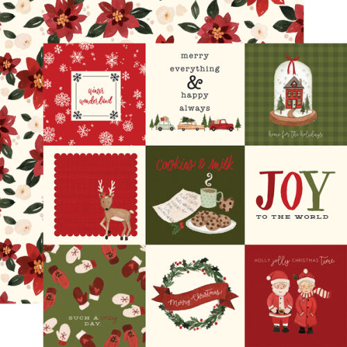 CTB Cardstock - Hello Christmas 4"x4" Journaling Cards