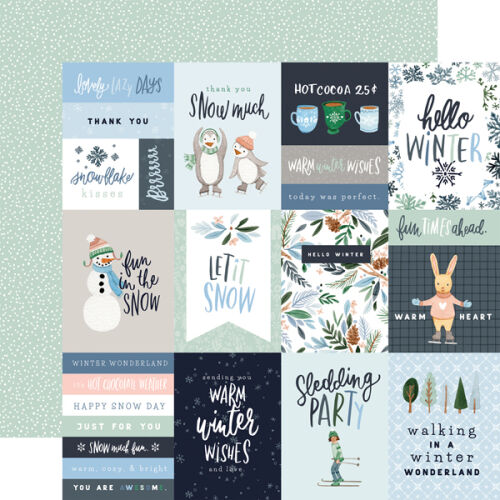 CTB Cardstock - Winter Market 3x4" Journaling Cards