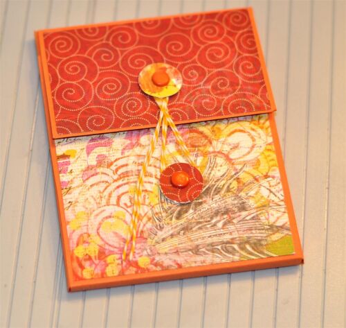 SRH Bastelkit - One Sheet Flap Book Tangerine