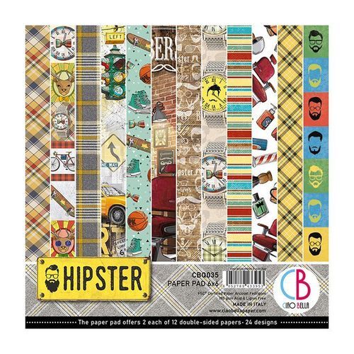 CBL Paper Pad 6x6" - Hipster