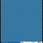 KSA Cardstock 12"x12" - Dots/Pois-Ligne Bleu...