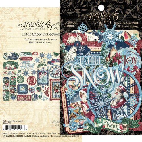 G45 Ephemera Die Cuts - Let it Snow