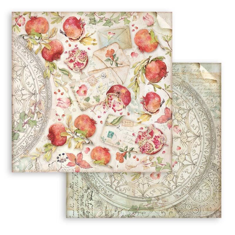 Blocco Di Carta Stamperia 30,5x30,5 Cm – 10 Fogli Double Face, Tema Princess, Carta Fabriano - 3