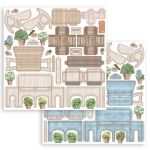 STP 3D-Paper Kit - Romantic Garden House