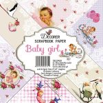 DCR Paper Pack 8x8" - Baby Girl