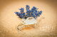 LSL Chipboard-Shapes/Laserstanzteile - 3D Schubkarre Sweet Lavender