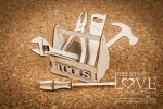 LSL Chipboard-Shapes/Laserstanzteile - 3D Werkzeug-Box