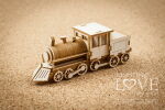 LSL Chipboard-Shapes/Laserstanzteile - 3D Lokomotive