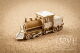 LSL Chipboard-Shapes/Laserstanzteile - 3D Lokomotive