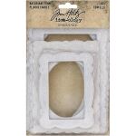 THZ Tim Holtz Ephemera - Idea-Ology Baseboard Frames Lace