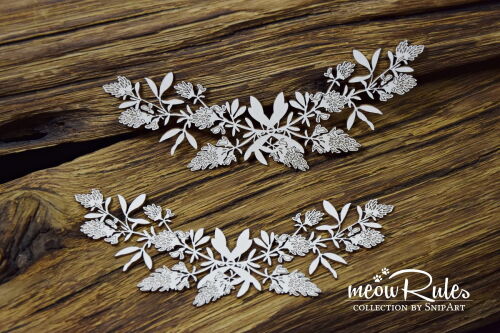SNI Chipboard-Shapes/Laserstanzteile - Meow Rules Lilac Decors
