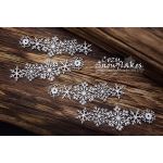 SNI Chipboard-Shapes/Laserstanzteile - Cozy Snowflakes...