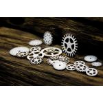 SNI Chipboard-Shapes/Laserstanzteile - Industrial Factory Cogs and Gears