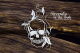 SNI Chipboard-Shapes/Laserstanzteile - Beauty in the Dark Ornamental Skull