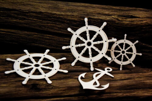 SNI Chipboard-Shapes/Laserstanzteile - Tropical Adventure Steering Wheel
