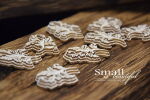 SNI Chipboard-Shapes/Laserstanzteile - Small is Beautiful Ornamental Leaves small