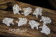 SNI Chipboard-Shapes/Laserstanzteile - Small is Beautiful Ornamental Leaves small