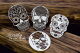 SNI Chipboard-Shapes/Laserstanzteile - Beauty in the Dark Openworks Skulls