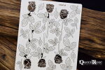 SNI Chipboard-Shapes/Laserstanzteile - Queen Rose...