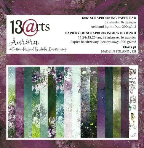 13ARTS Paper Pack 6x6" - Aurora