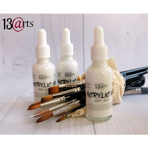 13ARTS Acryl-Ink mit Pipette -  White