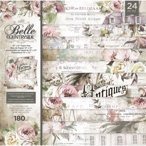 CRC Paper Pad 12"x12" - Belle Countryside