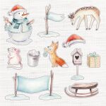 CRC Paper Pad 6"x6" - Watercolour Christmas