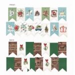 P13 Embellishment - Banner Die-Cut Four Seasons Winter