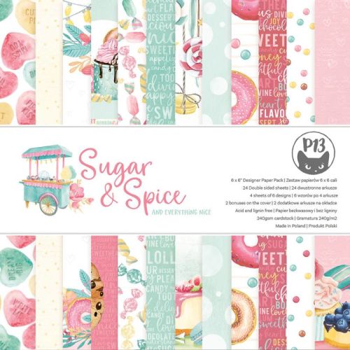 P13 Paper Pad 6x6" - Sugar and Spice