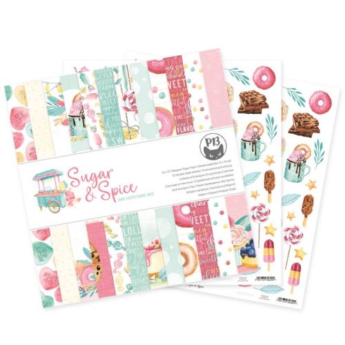 P13 Paper Pad 12x12" - Sugar and Spice