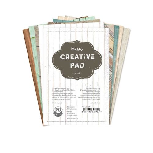 P13 Paper Pad 6x4" - Mini Creative pad Wood
