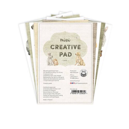 P13 Paper Pad 4x6" - Mini Creative pad Pets