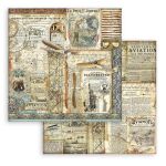 STP Paper Pad 8x8" - Sir Vagabond Aviator Background