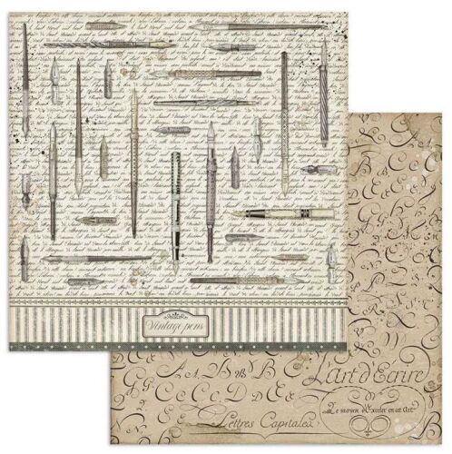 STP Cardstock - Calligraphy Vintage Pens