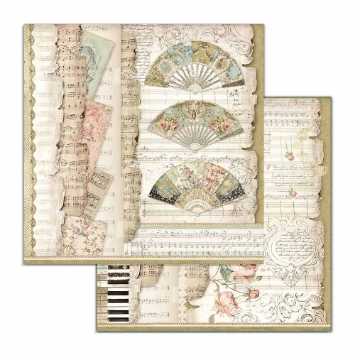 STP Cardstock - Princess Fan & Music