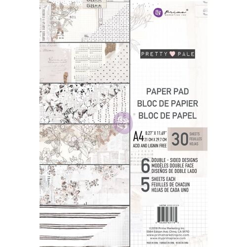 PRM Paper Pad A4 - Pretty Pale