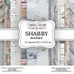 FDC Paper Pack 12x12" - Shabby Texture