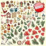 FDC Paper Pack 8x8" - Our Warm Christmas
