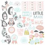 FDC Paper Pack 8x8" - Scandi Baby Boy