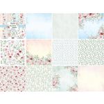 FDC Paper Pack 8x8" - Peony Garden