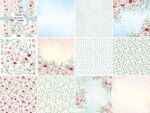FDC Paper Pack 8x8" - Peony Garden