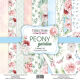 FDC Paper Pack 8x8" - Peony Garden