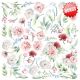 FDC Paper Pack 8x8" - Peony Garden