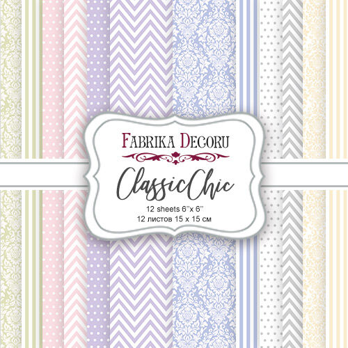 FDC Paper Pack 6x6" - Classic Chic