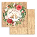 STP Paper Pad 8x8" - Romantic Home for the Holidays
