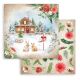 STP Paper Pad 8x8" - Romantic Home for the Holidays