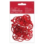 DOC Embellishment - Papermania  Advent  Number Baubles Red