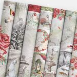 CBL Paper Pad 12x12" - Frozen Roses 12BL